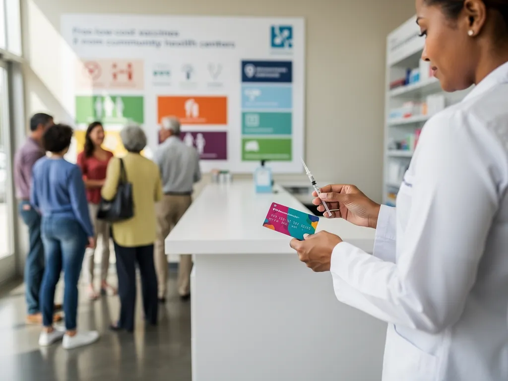 A healthcare professional holds a needle.