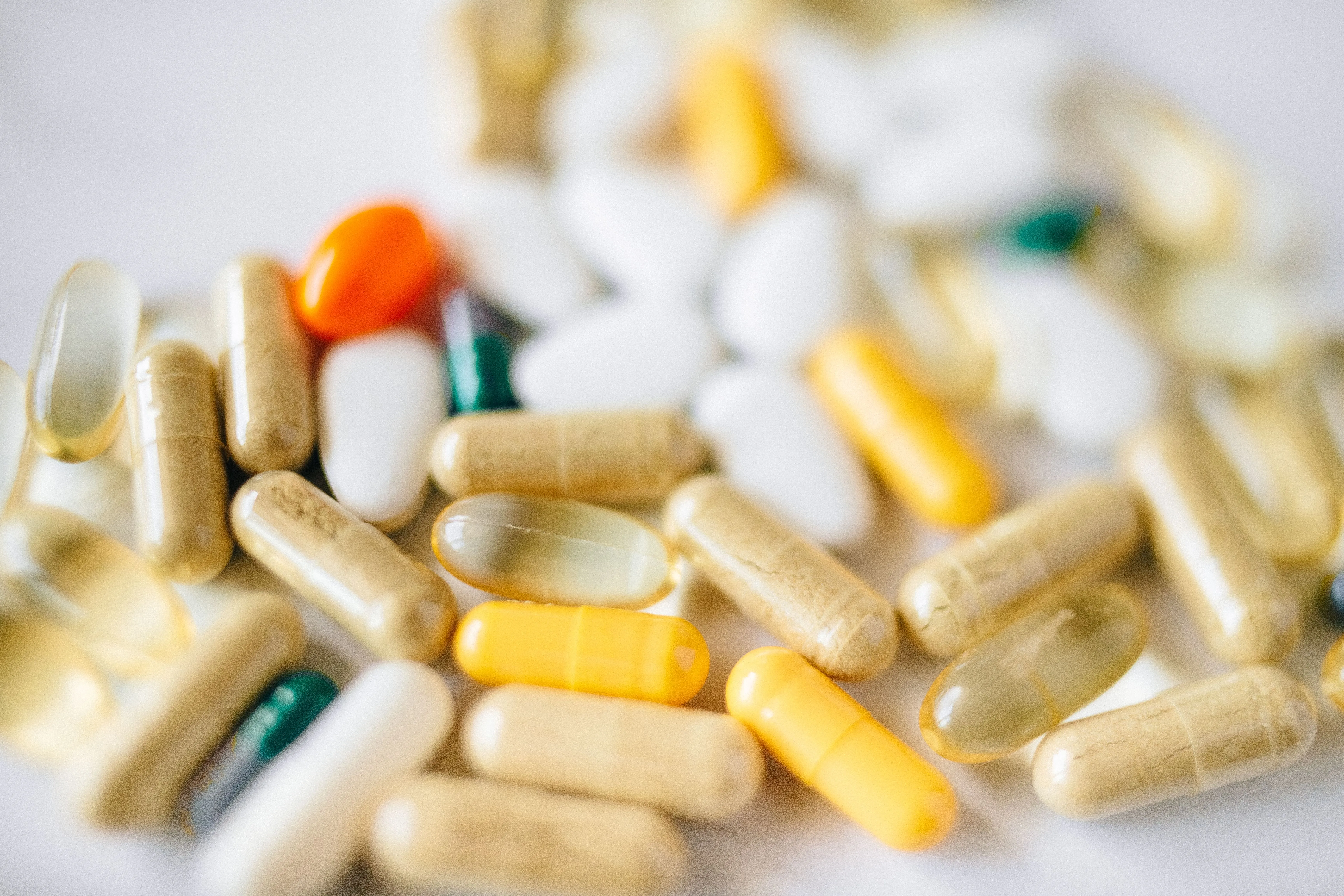 Multi-colored pills