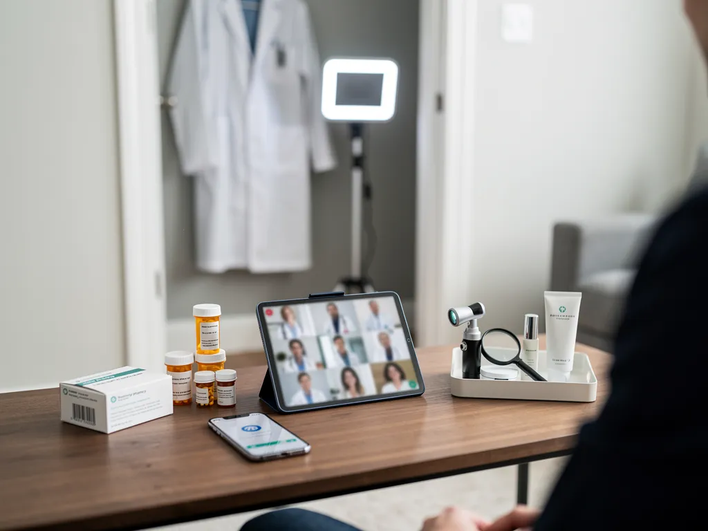 Doctors on a tablet.
